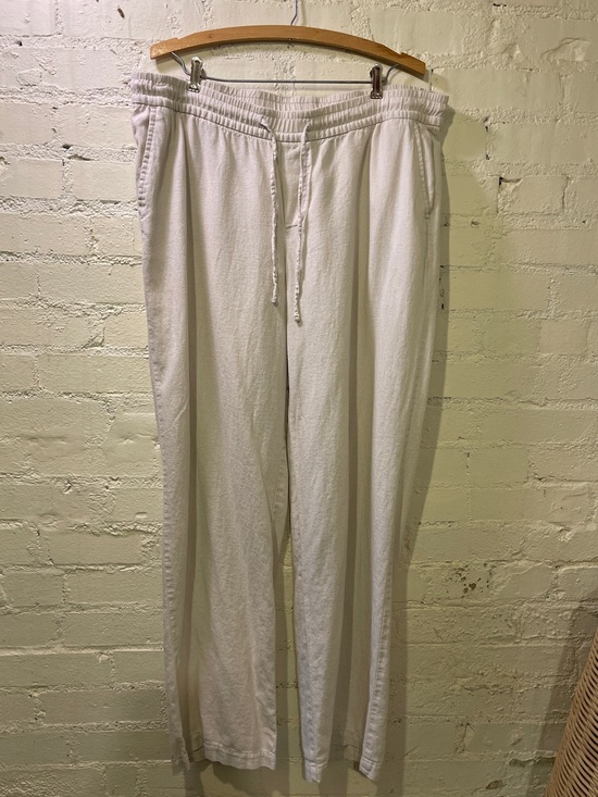 Old Navy Pants - Old Navy Linen Blend Wide-Leg Drawstring Pants - Tall